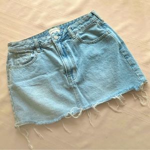 Pacsun denim mini skirt